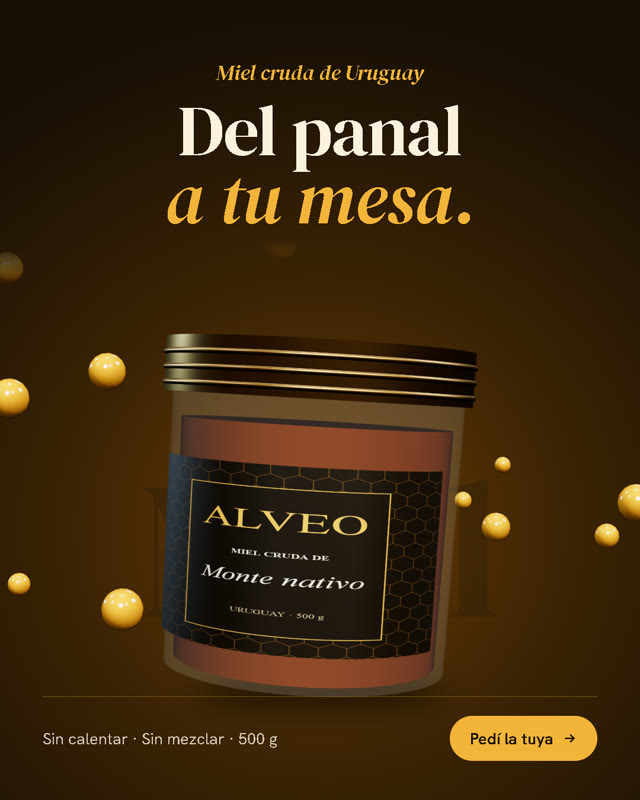 Anuncio de ALVEO: del panal a tu mesa
